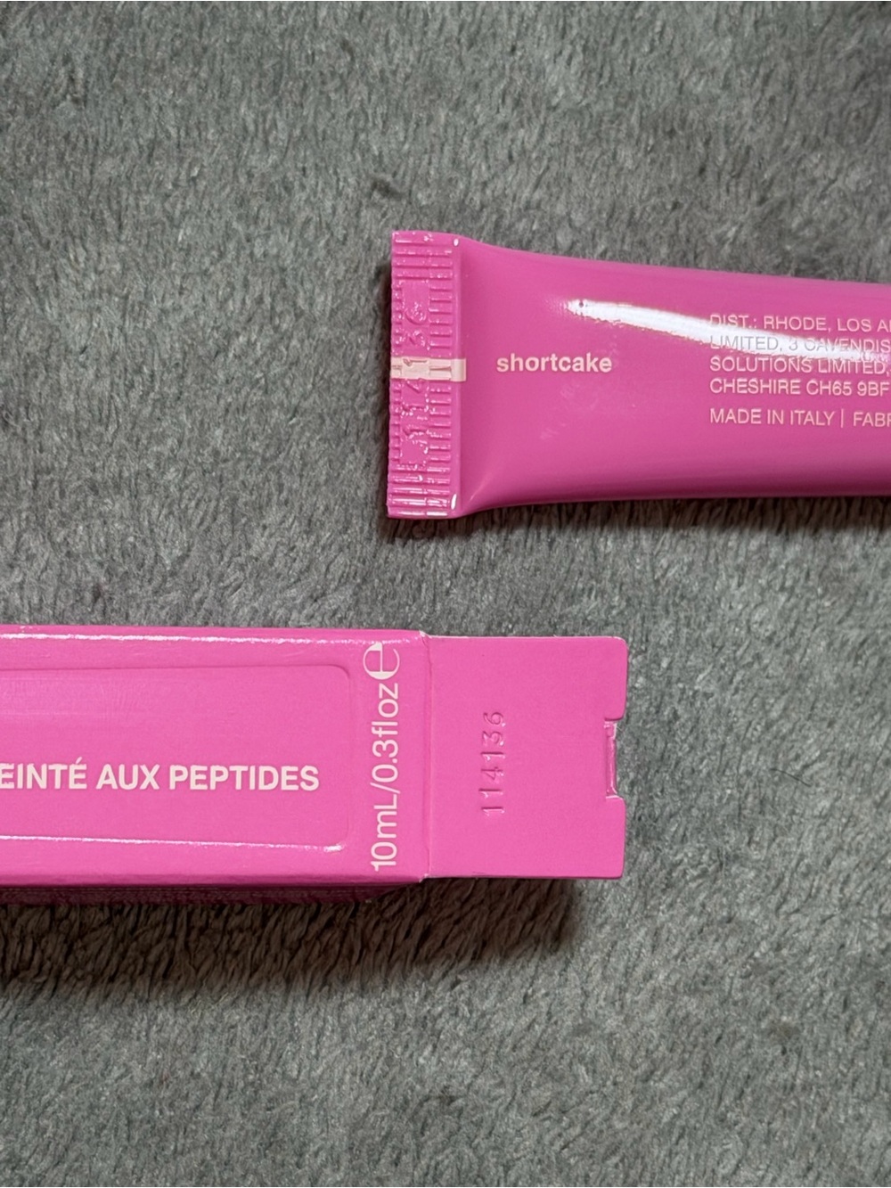 RHODE Peptide Lip Tint in Shortcake Summer 2024 collection Limited Edition BNIB - Picture 4 of 7